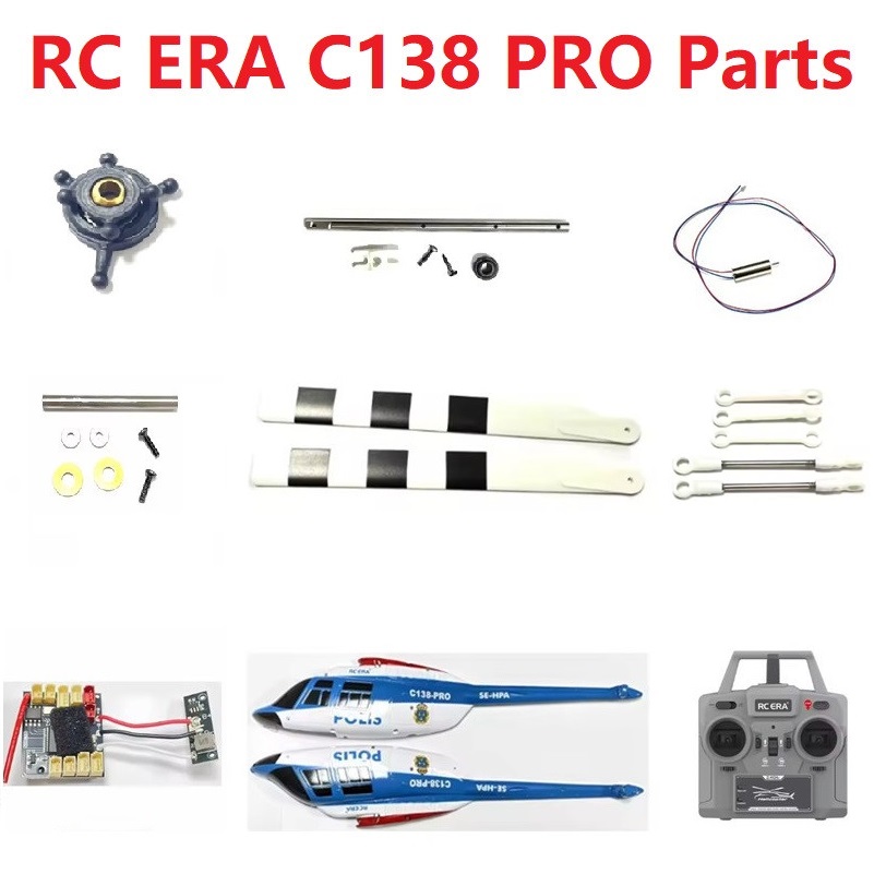 Spare Parts List for RC ERA C1 - Rc Helicopter Blade recension och pris