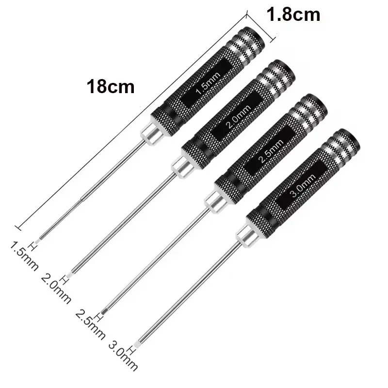 Hex Driver Set 1.5/2.0/2.5/3.0 - Rc Helicopter Tool Kit recension och pris