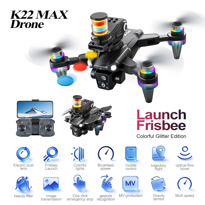 JCMO K22 MAX Frisbee Launch Dr - Rc Helicopter Case recension och pris